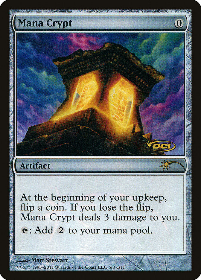Mana Crypt (5) [Judge Gift Cards 2011] | Odin's Place