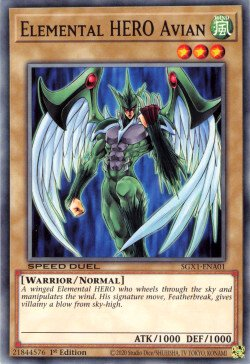 Elemental HERO Avian [SGX1-ENA01] Common | Odin's Place