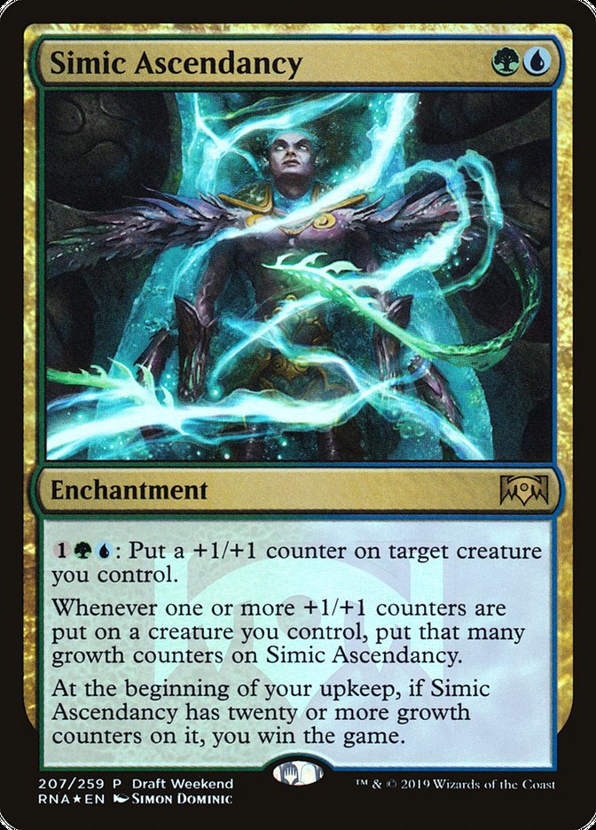Simic Ascendancy (207) (Draft Weekend) [Ravnica Allegiance Promos] | Odin's Place