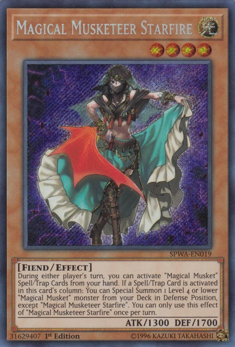 Magical Musketeer Starfire [SPWA-EN019] Secret Rare | Odin's Place