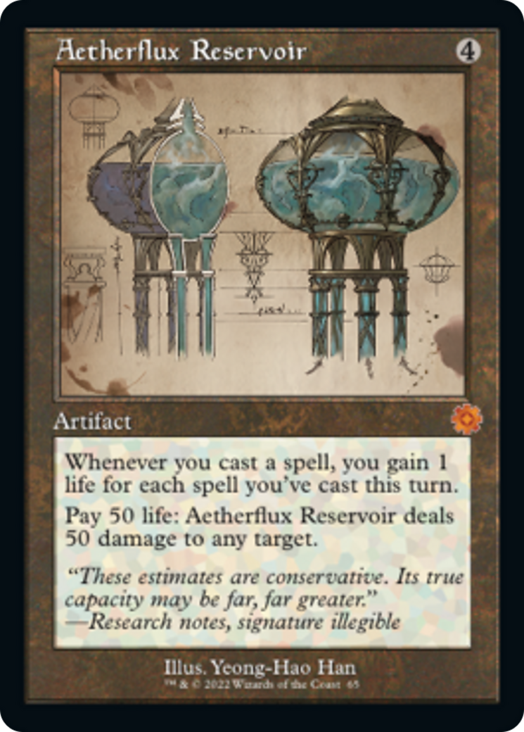 Aetherflux Reservoir (Retro Schematic) [The Brothers' War Retro Artifacts] | Odin's Place