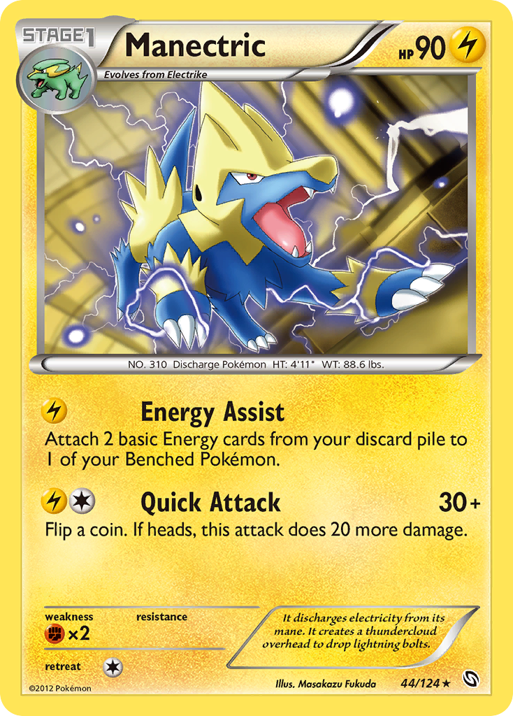 Manectric (44/124) [Black & White: Dragons Exalted] | Odin's Place
