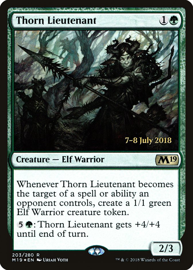 Thorn Lieutenant (203) [Core Set 2019 Prerelease Promos] | Odin's Place