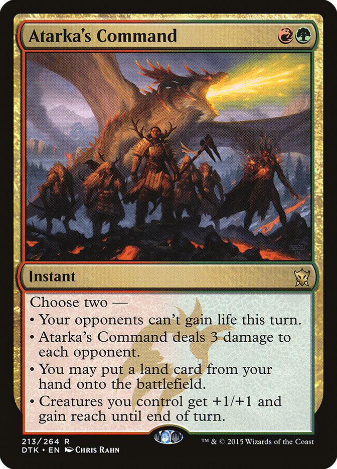 Atarka's Command (213) [Dragons of Tarkir] | Odin's Place