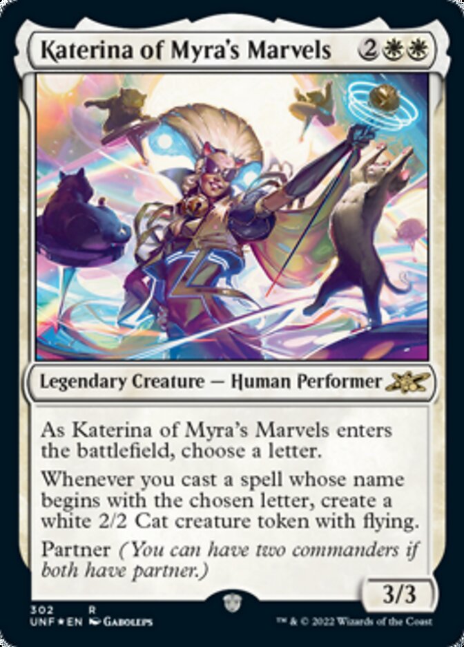 Katerina of Myra's Marvels (Galaxy Foil) [Unfinity] | Odin's Place