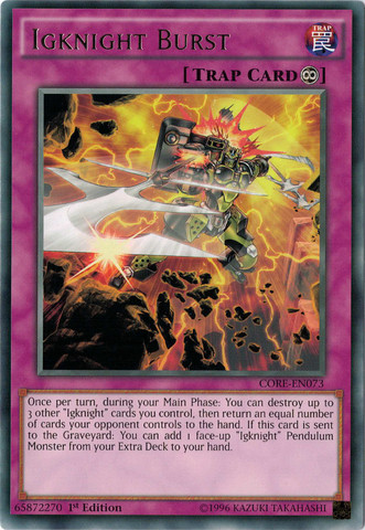 Igknight Burst [CORE-EN073] Rare | Odin's Place