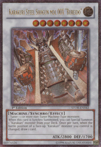 Karakuri Steel Shogun mdl 00X "Bureido" [STOR-EN042] Ultimate Rare | Odin's Place