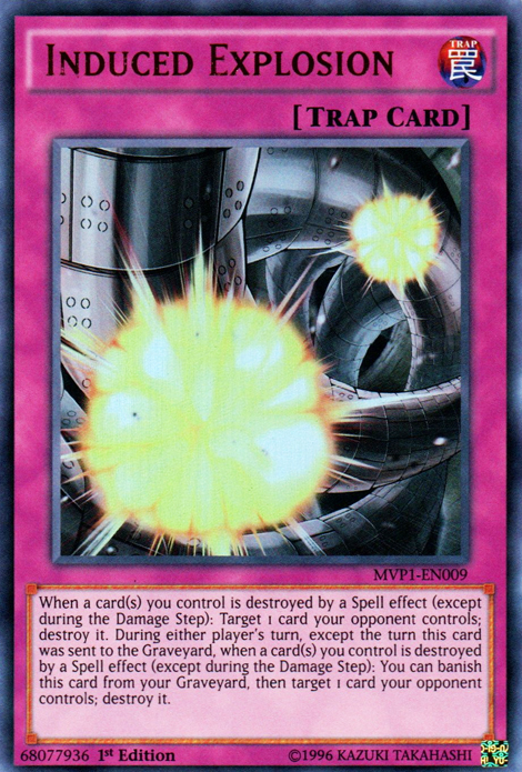 Induced Explosion [MVP1-EN009] Ultra Rare | Odin's Place