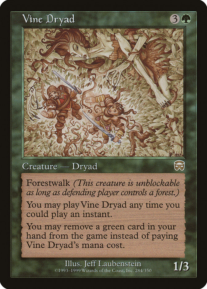 Vine Dryad (284) [Mercadian Masques] | Odin's Place