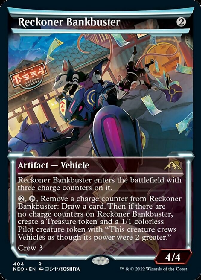 Reckoner Bankbuster (Showcase Soft Glow) [Kamigawa: Neon Dynasty] | Odin's Place