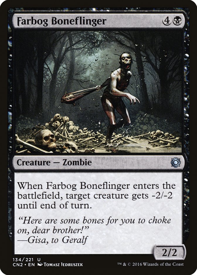 Farbog Boneflinger (134) [Conspiracy: Take the Crown] | Odin's Place