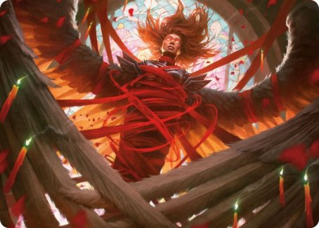 Sigarda's Imprisonment Art Card [Innistrad: Crimson Vow Art Series] | Odin's Place