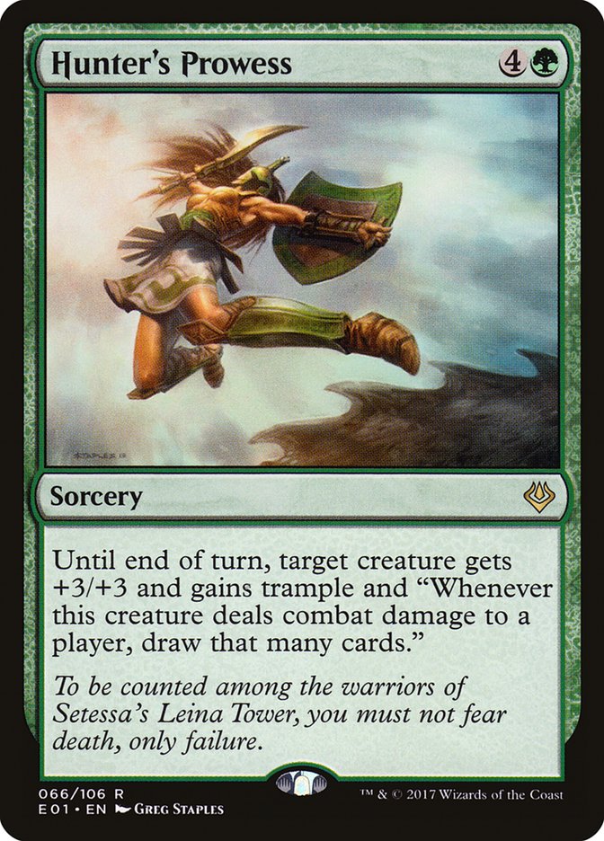 Hunter's Prowess (66) [Archenemy: Nicol Bolas] | Odin's Place