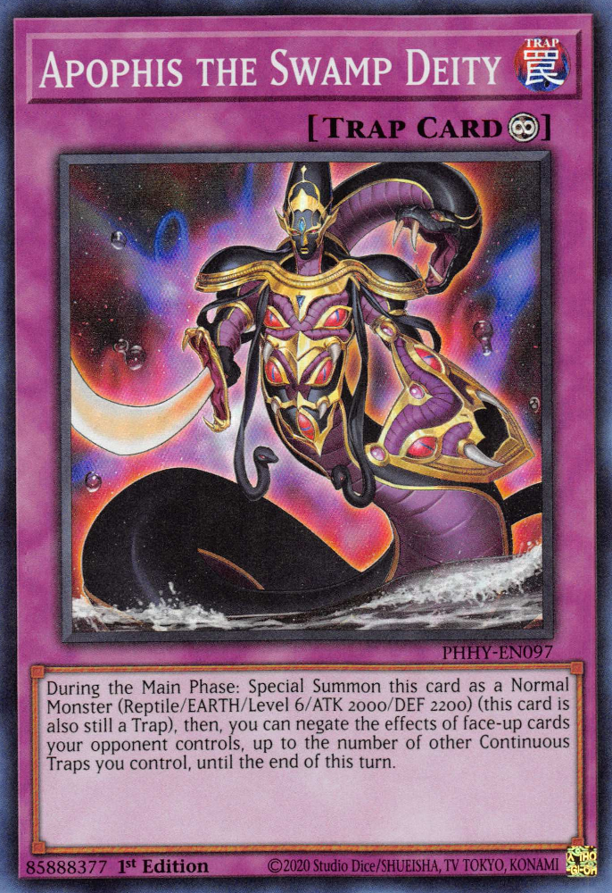 Apophis the Swamp Deity [PHHY-EN097] Super Rare | Odin's Place