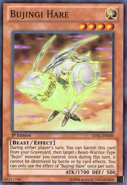 Bujingi Hare [LVAL-EN030] Super Rare | Odin's Place