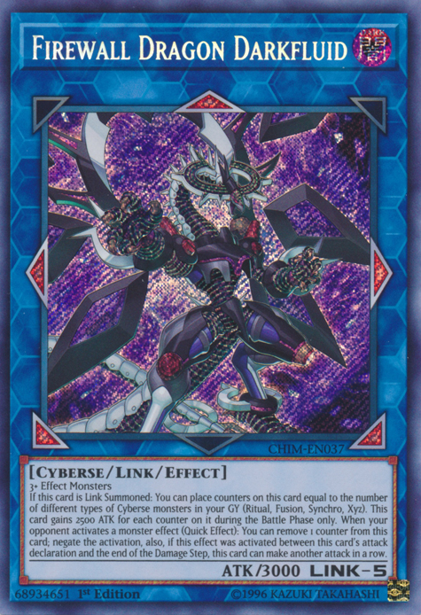 Firewall Dragon Darkfluid [CHIM-EN037] Secret Rare | Odin's Place