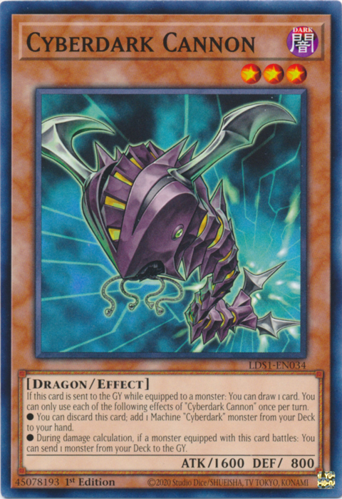 Cyberdark Cannon [LDS1-EN034] Common | Odin's Place