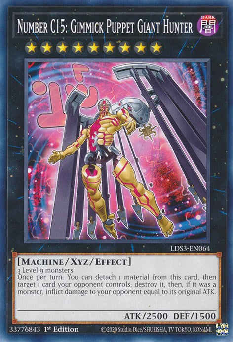 Number C15: Gimmick Puppet Giant Hunter [LDS3-EN064] Common | Odin's Place