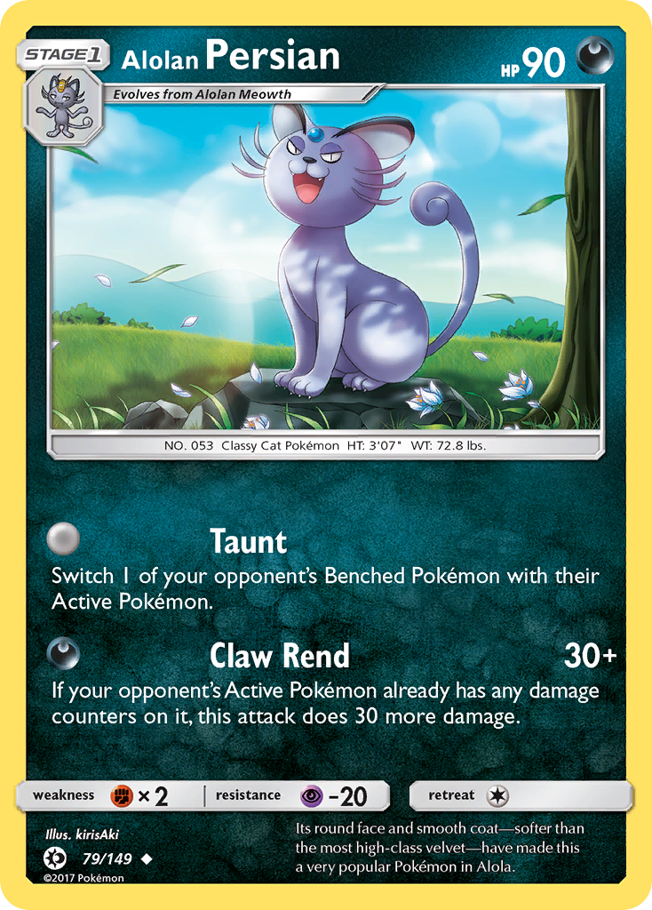 Alolan Persian (79/149) [Sun & Moon: Base Set] | Odin's Place