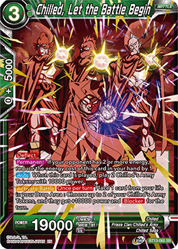 Chilled, Let the Battle Begin (BT13-065) [Supreme Rivalry] | Odin's Place