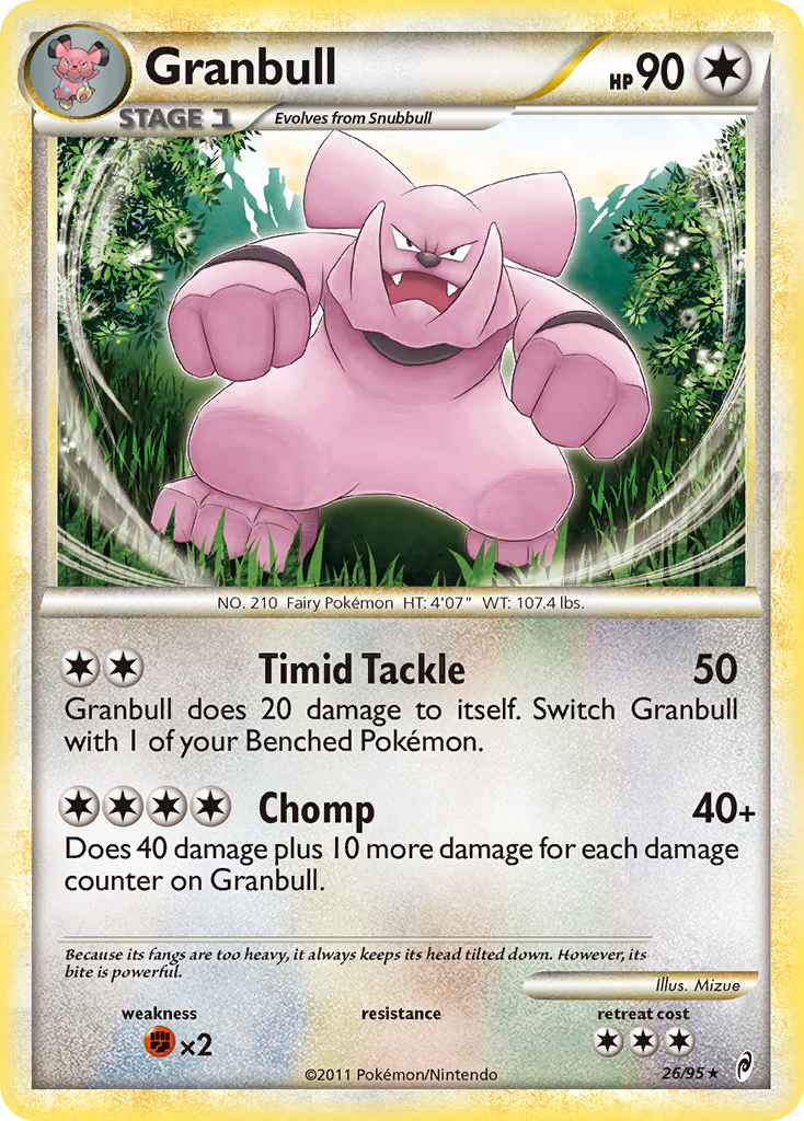 Granbull (26/95) [HeartGold & SoulSilver: Call of Legends] | Odin's Place