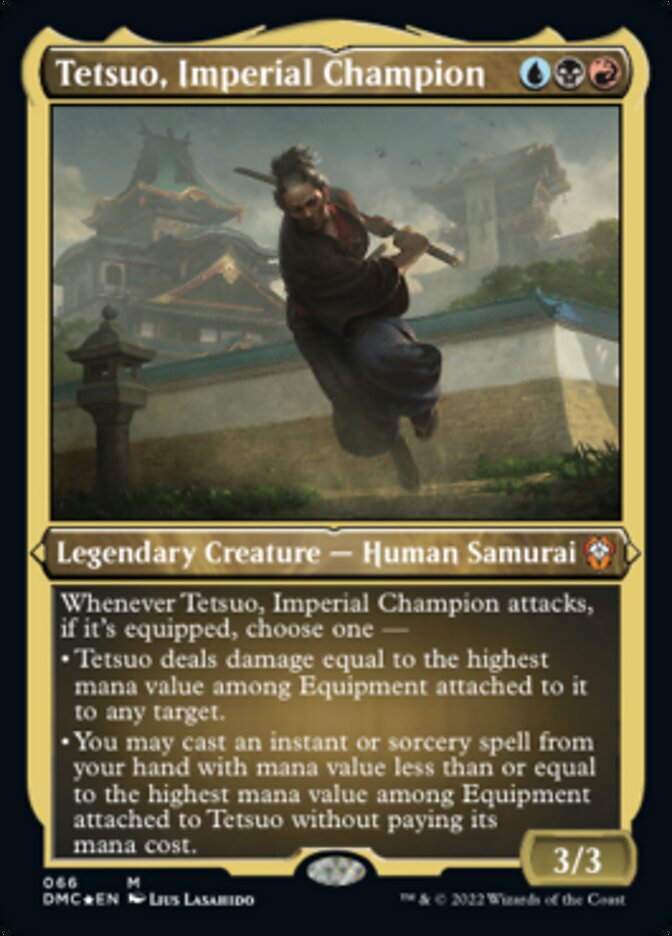 Tetsuo, Imperial Champion (Foil Etched) [Dominaria United Commander] | Odin's Place