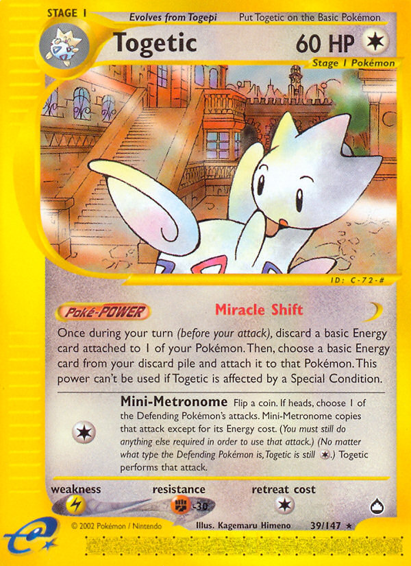 Togetic (39/147) [Aquapolis] | Odin's Place