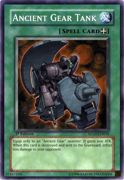 Ancient Gear Tank [SD10-EN018] Common | Odin's Place