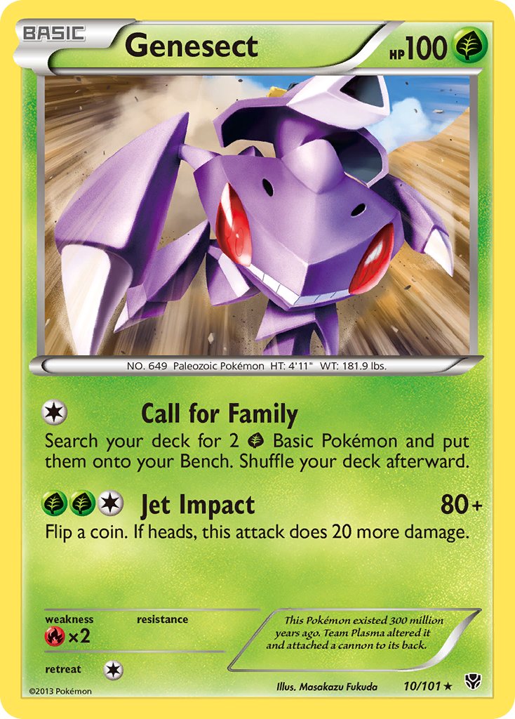 Genesect (10/101) (Theme Deck Exclusive) [Black & White: Plasma Blast] | Odin's Place