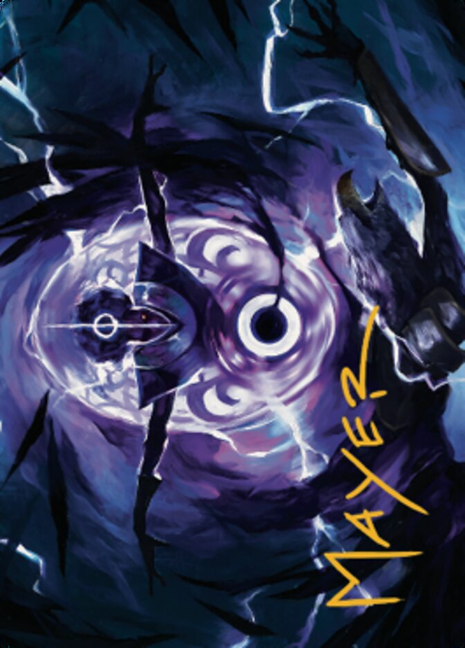 Rona's Vortex Art Card (Gold-Stamped Signature) [Dominaria United Art Series] | Odin's Place