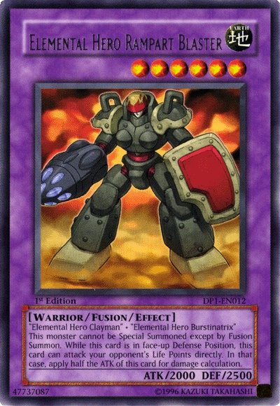 Elemental Hero Rampart Blaster [DP1-EN012] Rare | Odin's Place