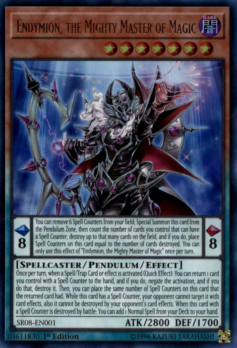 Endymion, the Mighty Master of Magic [SR08-EN001] Ultra Rare | Odin's Place