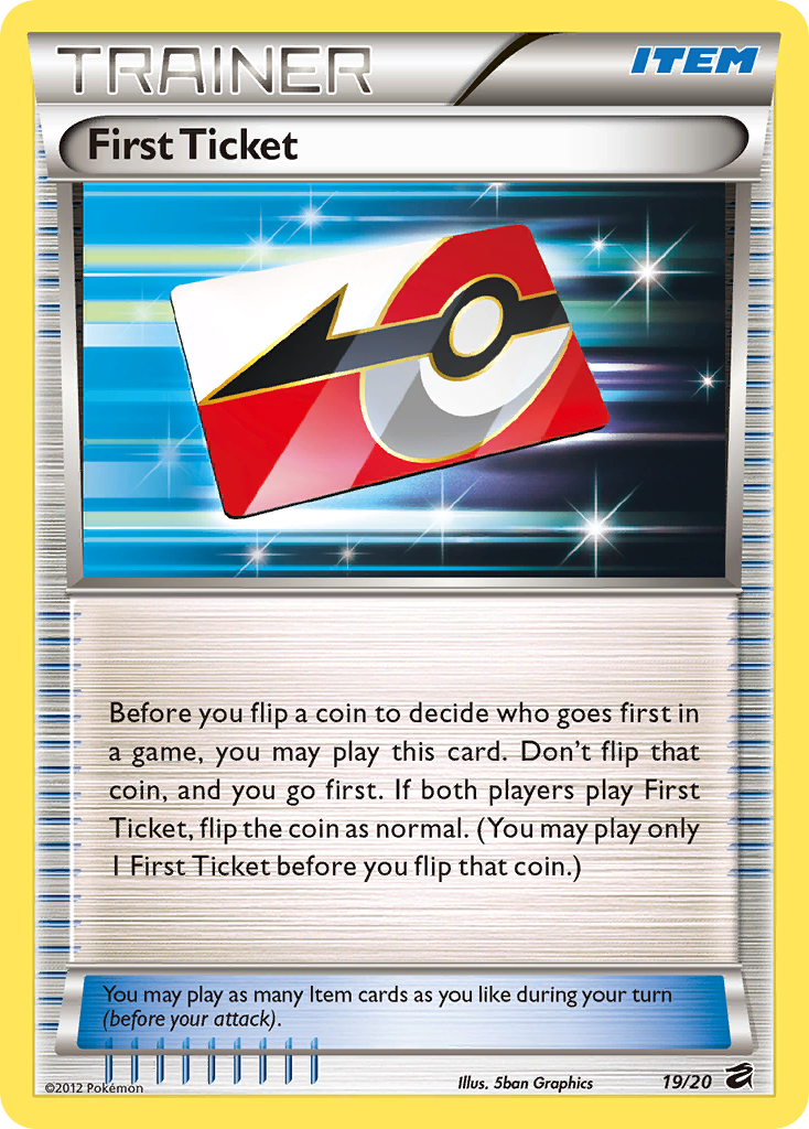 First Ticket (19/20) [Black & White: Dragon Vault] | Odin's Place