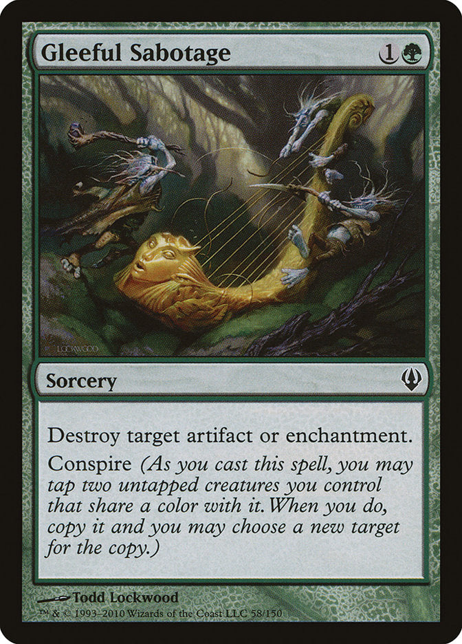 Gleeful Sabotage (58) [Archenemy] | Odin's Place