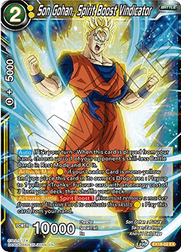 Son Gohan, Spirit Boost Vindicator (EX18-02) [Namekian Boost] | Odin's Place