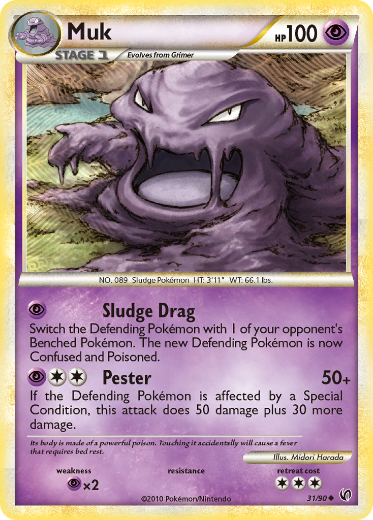 Muk (31/90) [HeartGold & SoulSilver: Undaunted] | Odin's Place