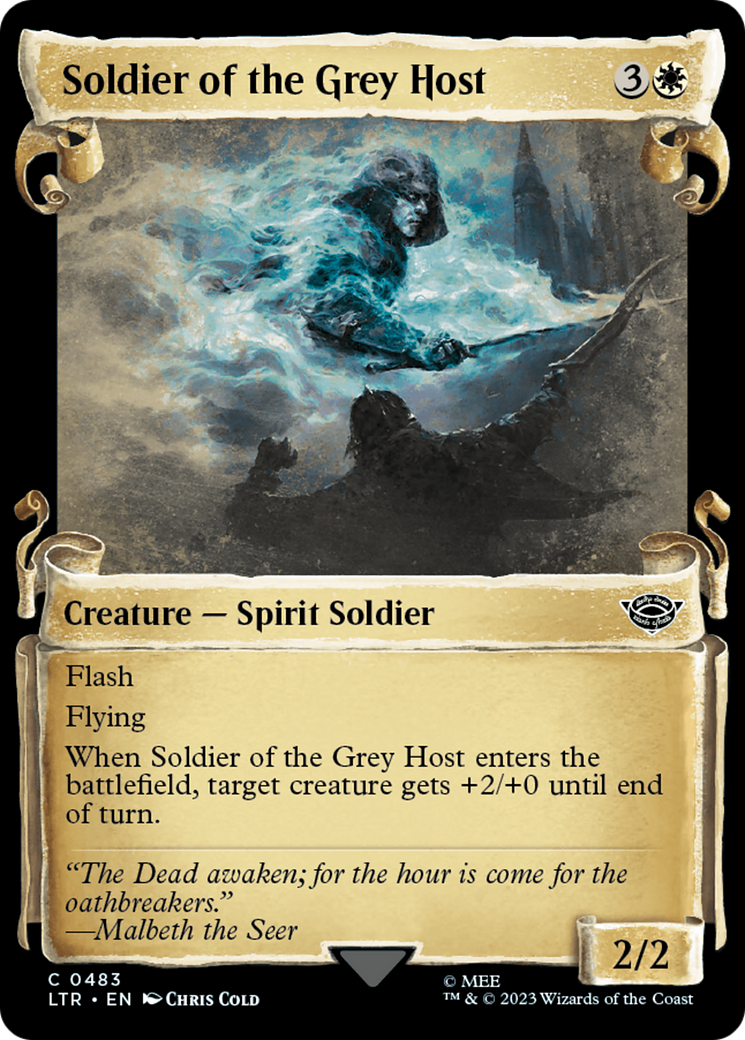 Soldier of the Grey Host [The Lord of the Rings: Tales of Middle-Earth Showcase Scrolls] | Odin's Place