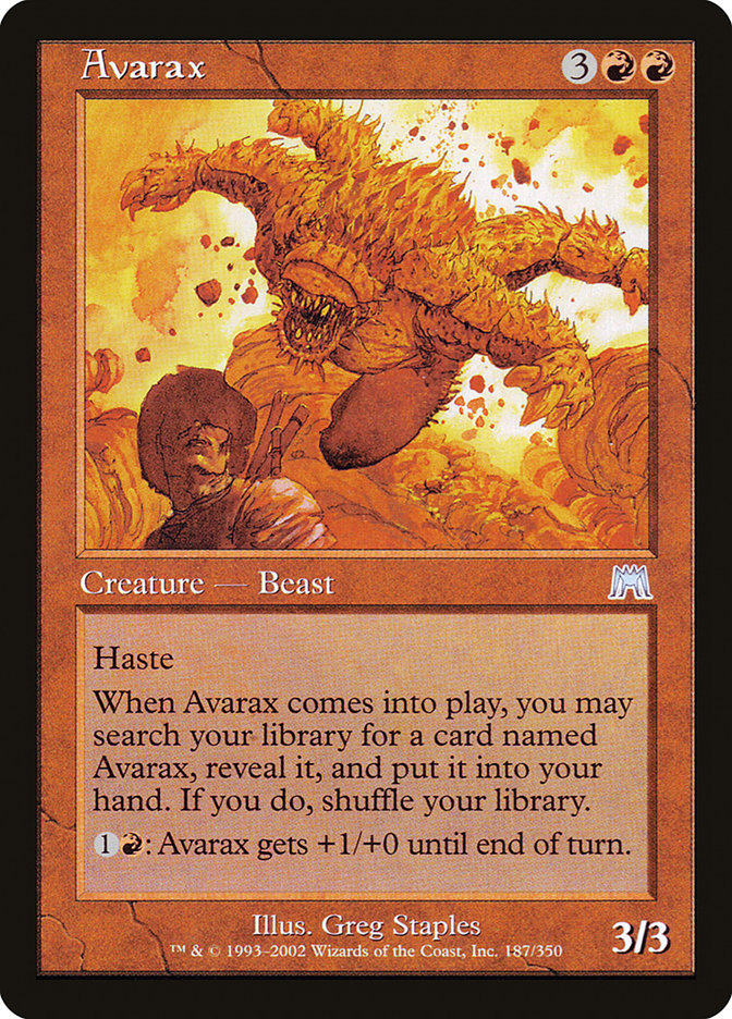 Avarax (187) [Onslaught] | Odin's Place