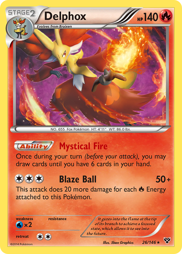 Delphox (26/146) [XY: Base Set] | Odin's Place