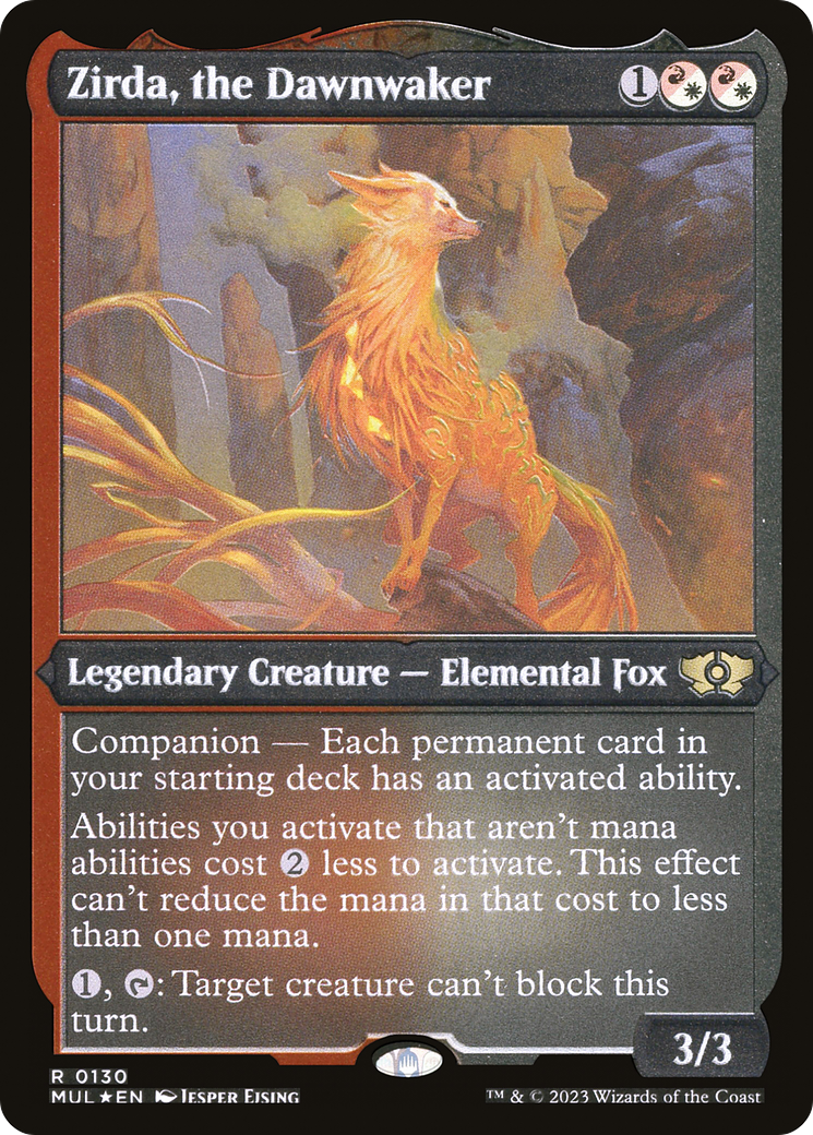 Zirda, the Dawnwaker (Foil Etched) [Multiverse Legends] | Odin's Place