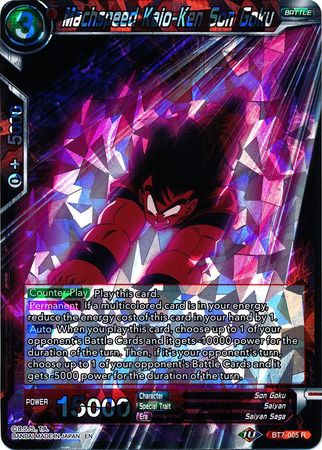 Machspeed Kaio-Ken Son Goku (BT7-005) [Assault of the Saiyans] | Odin's Place