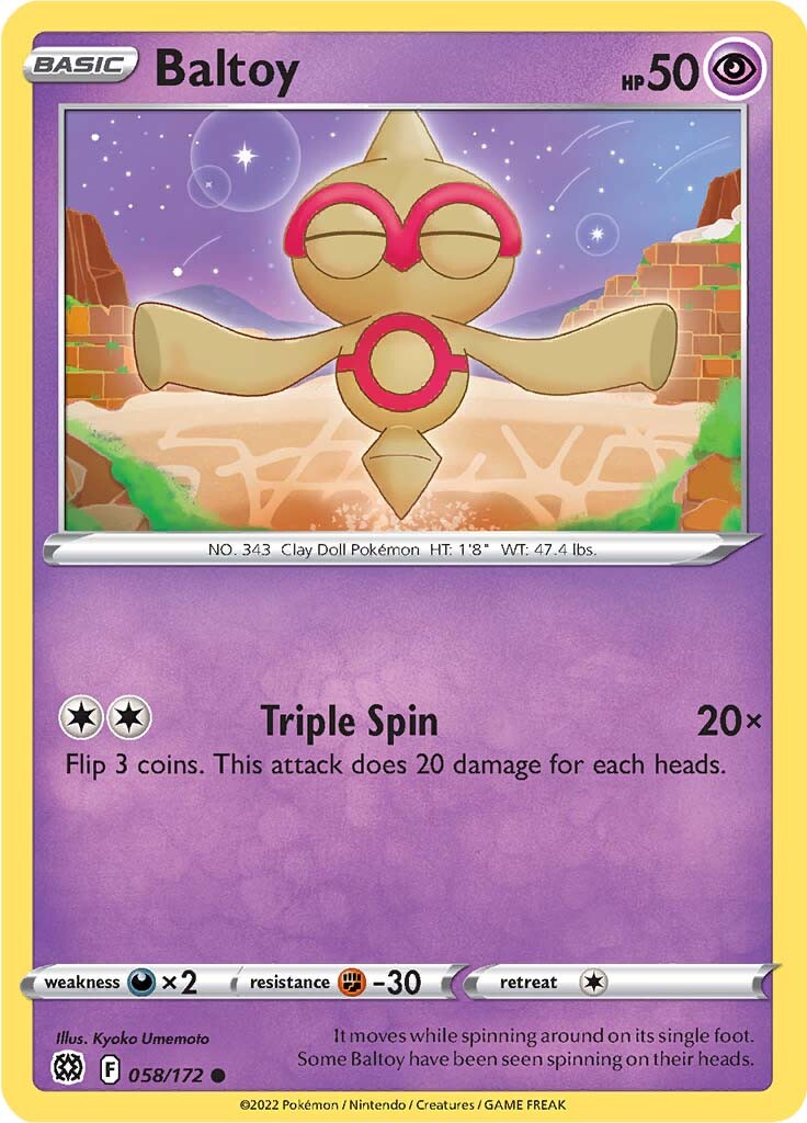 Baltoy (058/172) [Sword & Shield: Brilliant Stars] | Odin's Place