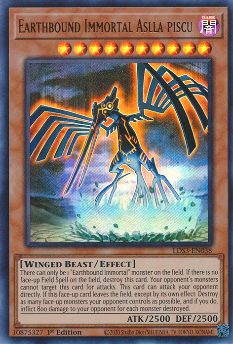 Earthbound Immortal Aslla piscu [LDS3-EN038] Ultra Rare | Odin's Place