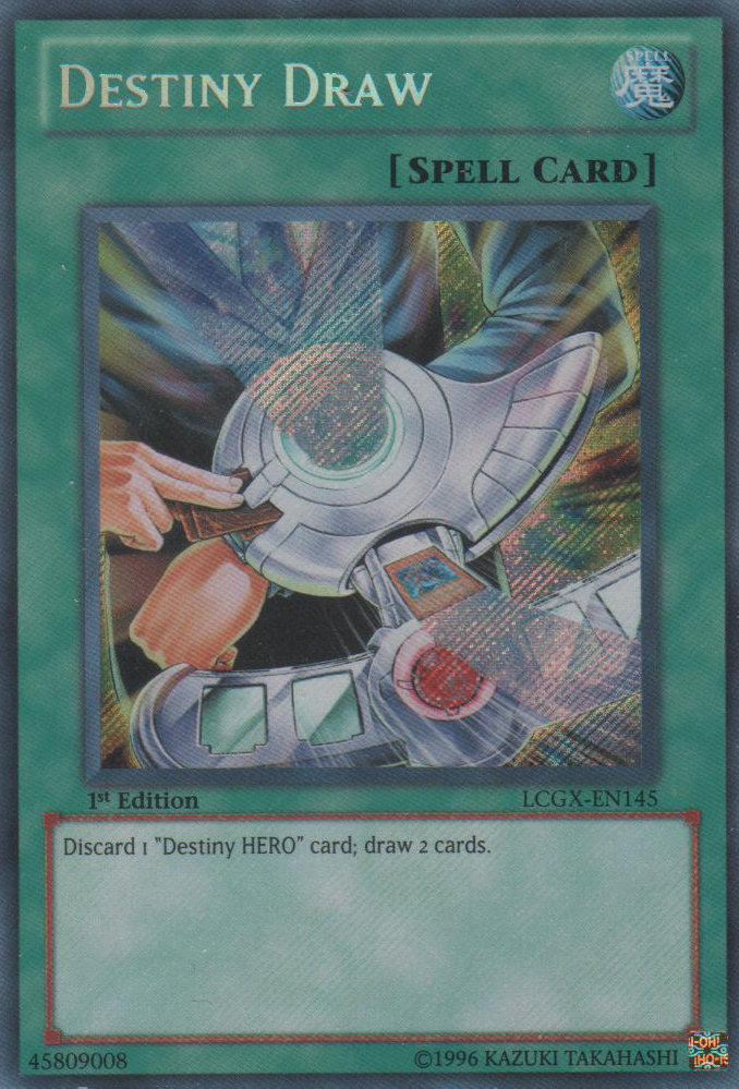Destiny Draw [LCGX-EN145] Secret Rare | Odin's Place