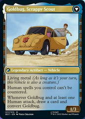Goldbug, Humanity's Ally // Goldbug, Scrappy Scout [Transformers] | Odin's Place