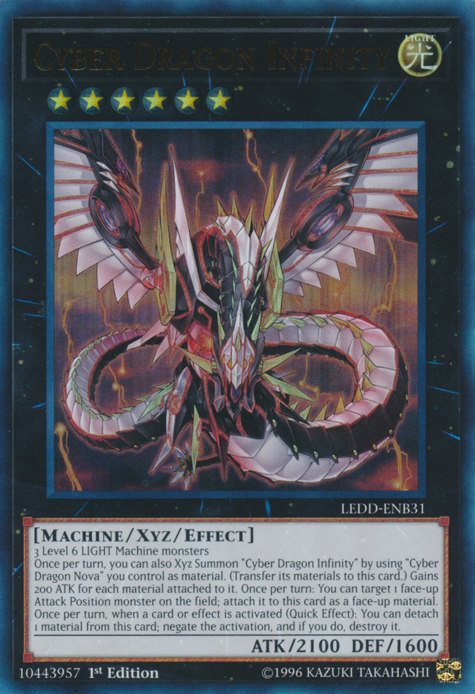 Cyber Dragon Infinity [LEDD-ENB31] Ultra Rare | Odin's Place