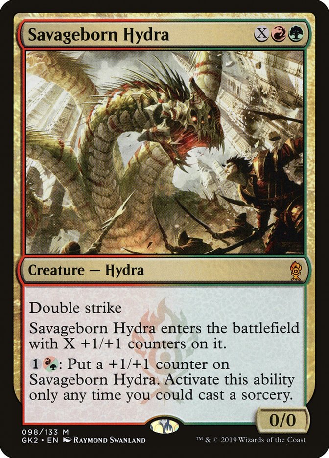 Savageborn Hydra (98) [Ravnica Allegiance Guild Kit] | Odin's Place