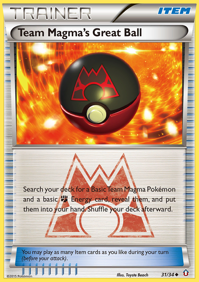Team Magma's Great Ball (31/34) [XY: Double Crisis] | Odin's Place