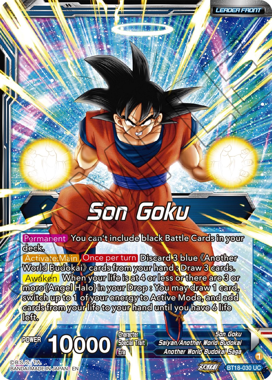 Son Goku // Son Goku, Another World Fighter (BT18-030) [Dawn of the Z-Legends] | Odin's Place