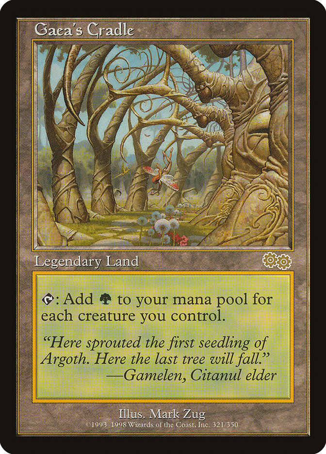 Gaea's Cradle (321) [Urza's Saga] | Odin's Place